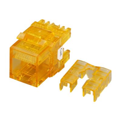 China Commercial Colorful RJ45 Network UTP CAT6 Module Keystone Jack for sale