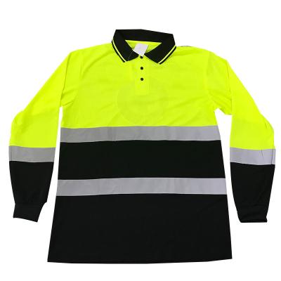 China Birdeye Mesh Reflective Shirt High Visibility Reflective Polo T-Shirts for sale