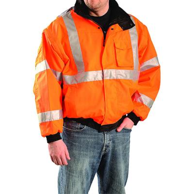 China High Visibility Reflective Jacket Orange Cycling Jacket Reflective Sport for sale