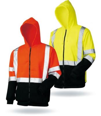 China Water Make Hi Vis Reflective Safety Jacket Fleece Hoodie Resistant Jacket for sale