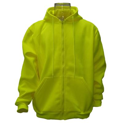 China Safety Reflective Work Safety Hoodie Wholesale Custom Design For Mowing High Visibility Hoodies for sale