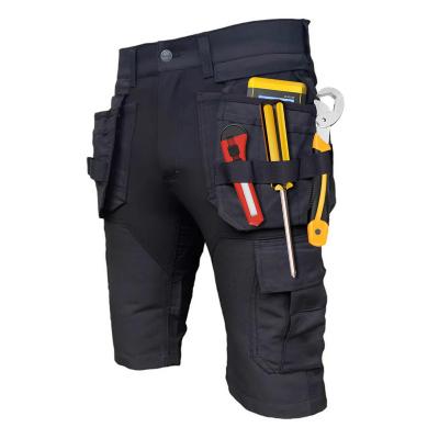 China Road Safety Workplace Safety Workwear Durable Construction Multi Pocket Shorts Work Summer Trousers Clothes for sale