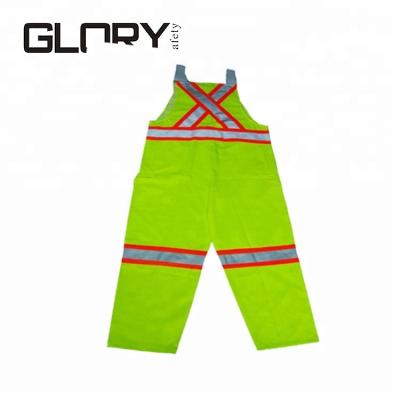 China Reflective Glory Waterproof Overall Bib Pants Workwear Bib Pants for sale