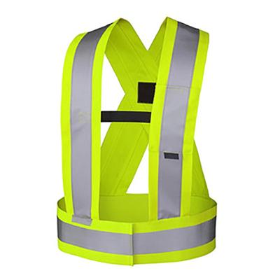 China High Visibility Sport Running Custom Safety Vest Safety Reflective Flashing Vest With Cycling Reflective Vest Belt for sale