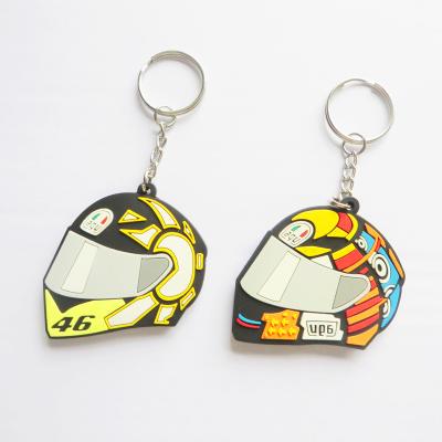 China Modern Custom Logo PVC Keychain Design Shape PVC Key Chain New Soft Rubber Key Chain for sale