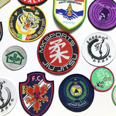 China Customized Colorful Embroidered Custom Design Handmade Patch Badge Embroidery Apparel Patch for sale