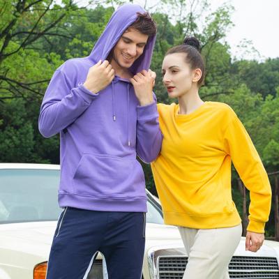 China Classic Anti-Shrink Fit Sweatshirts Casual Long Sleeve Top Plain Customized Hoodies Unisex for sale