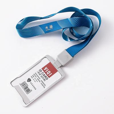 China office/gift key phone/event/sales/cheap custom made nylon key chain lanyard high quality promotion neck strap dye sublimation printing for sale