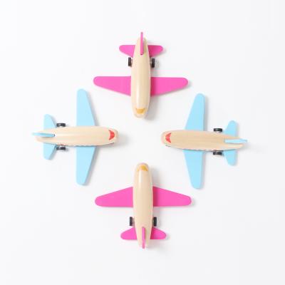 China DIY Educational Wooden Plane Set New Mntl Baby Kids Gift Handmade Wooden Educational Plane Toy Diy Stem 3d Small Wooden Toy for sale