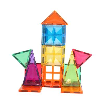 China Building Toy Mntl High Quality Star Magnet Tiles Kids Educational Toys Children Star-shape Educational Magnet Tiles Toy for sale