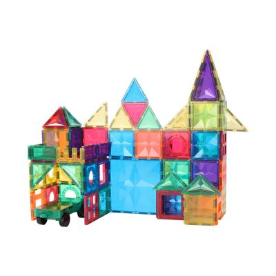 China Construction Toy Mntl New 56 Piece Children Magnet Toys Star Shape Creative Design Magnetic Building Tiles Educational Toy for sale