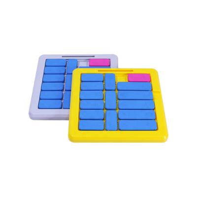 China DIY PLAY 2020 New Promotional Cheap Plastic Parking Puzzle Slider Logic Game For Kids for sale