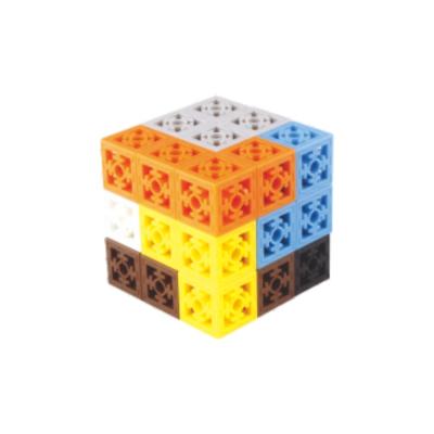 China Construction Toy High Quality ABS Plastic Building Cubes Funny Blocks Colorful Cubes Set For Kids for sale