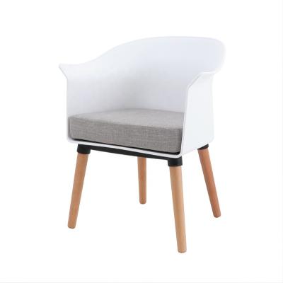 China Modern Plastic Modern Comfortable Living Room Furniture Armchair Soft Seat Leisure Chair for sale