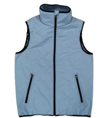 China Waterproof Technology Filled Zero Air Vest Warm Air Inflatable Vest Down Sleeveless Vest for sale