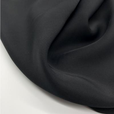 China Wholesale Soft Polyester Formal Black Muslim 100% Niqab Hijab Fabric Waterproof For Abaya Dress for sale