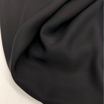 China Jet Black Fursan Abaya Fabric Nida Gown Waterproof Fabric for sale