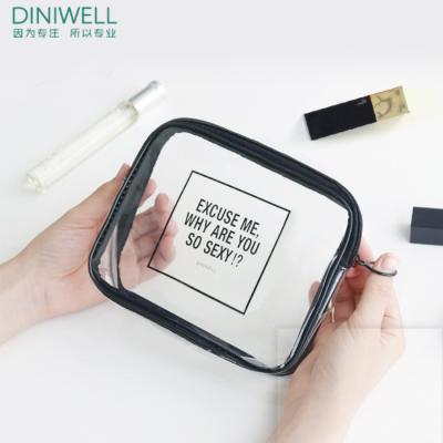 China Fashion Shell Organizer Toiletry Make Up Bag Mini Necessary Suitcase Bag Plastic Cosmetic Bag for sale