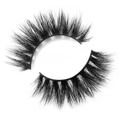 China Wholesale Thick Real Mink Lashes Handmade 3d Mink Eyelashes Lashes Packaging Box 25mm Private Label for sale