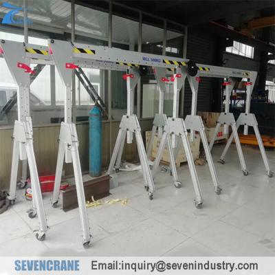 China 100kg-5000kg Aluminium Gantry Crane Price Single Girder Portable Mini Light Duty for sale