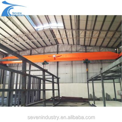 China 4T Industrial Electric Girder Overhead Crane With Electric Hoist for sale