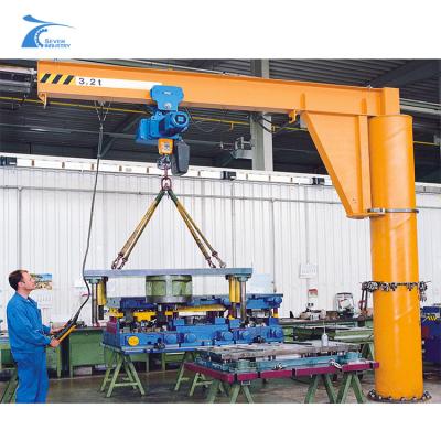 China China brand cantilever crane 1t 1.5t pillar mounted floor jib crane for sale