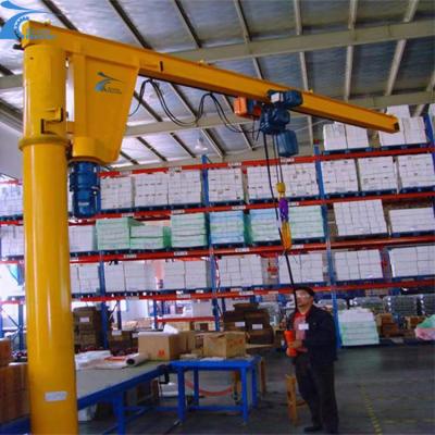 China 360 degree slewing ground mounted 500kg 1 ton 2 ton 3 ton 5 ton small jib crane from China for sale