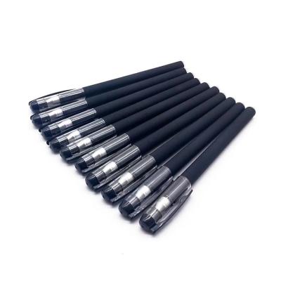 China Factory Direct Sale Black Gel Pen 0.5mm Normal Student Water Based Signature Pen Carbon Refill Special Pen For Examination for sale