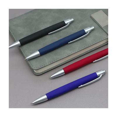 China Pen Factory Promotional Plastic Ball Pen Simple Elegant 1.0 Ball Shape Press Pen for sale