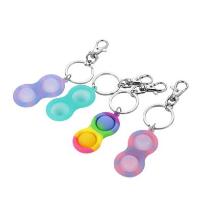 China Silicone Toy Decompression Keychain Press Toy Rodent Control Pioneer Can Stress Relief Finger Bubble Music Decompression for sale