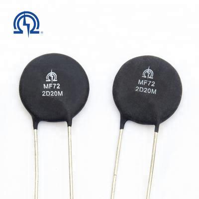 China Negative Inrush Current Limiter MF72 Temperature Coefficient Thermistors for Temperature Compensation 1R5D20 MF72-1R5D20M for sale