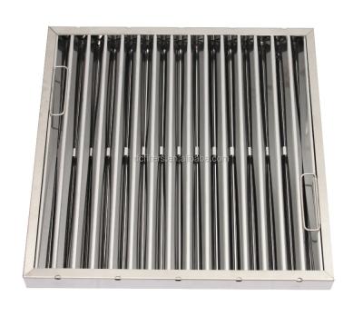 China Durable Heavy Duty Stainless Steel Baffle Grease Filter Other Hotel And Restaurant Supplies for sale