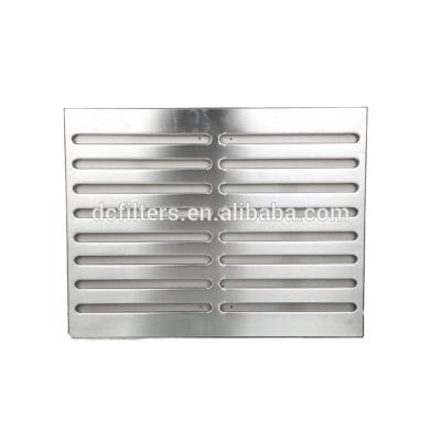 China Easily Cleaned Industrial Duct Hood Parts Grease Filter of Restaurant Kitchen Equipment for sale