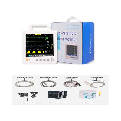 China Medical M8 8 inch screen portable monitor for pet monitor used in veterinary clinics monitor for surgery surveillance of small animals for sale