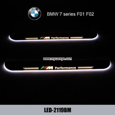 China BMW 7 series F01 F02 Led Moving Door sill Scuff Dynamic Pedal LED Lights for sale