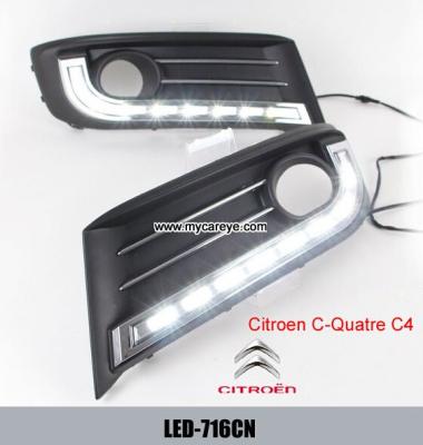 China Citroen C-Quatre C4 DRL LED Daytime Running Light Car headlights parts for sale