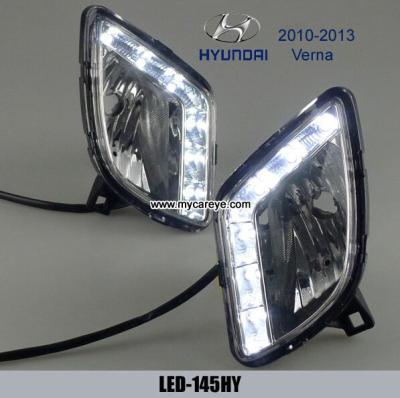 China Hyundai Verna DRL LED Daytime driving Lights auto exterior led light for sale