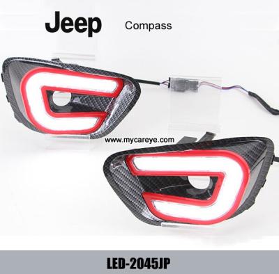 China Indicadores de la señal de vuelta de las luces de conducción de la luz del día del compás DRL LED del jeep en venta