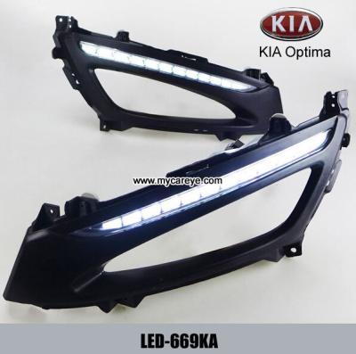 China Modificación diurna de las luces delanteras del coche de la luz corriente de los grados óptimos K5 DRL LED de KIA en venta