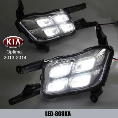 China Mercado de accesorios diurno de la luz delantera del coche de las luces corrientes de los grados óptimos DRL LED de KIA en venta