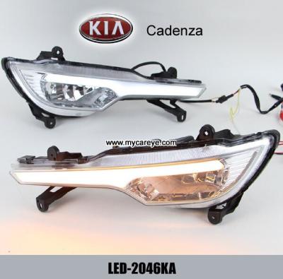 China Mercado de accesorios diurno de la luz delantera del coche de las luces corrientes de los grados óptimos DRL LED de KIA en venta