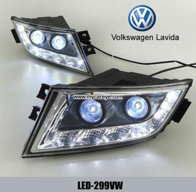 China Modificación diurna del foglight del coche de las luces de conducción de la luz del día DRL LED de VW Lavida en venta