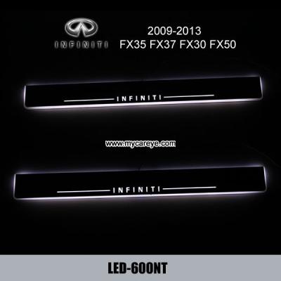 China Infiniti FX35 FX37 FX30 FX50 Led Moving Door sill Scuff Welcome Pedal Lights for sale