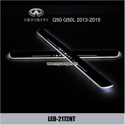 China Luz de la placa del desgaste de la puerta de las luces LED del suelo móvil del coche de Infiniti Q50 Q50L de la venta en venta