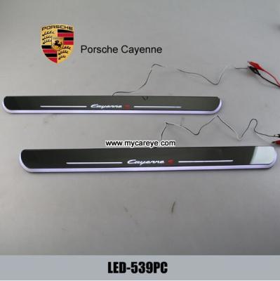 China Porsche Cayenne car Moving door Step Pedal welcome light led projection for sale