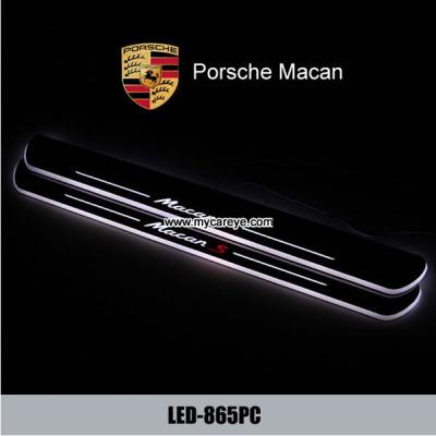 China Porsche Macan car door safety lights led moving specail scuff light for sale