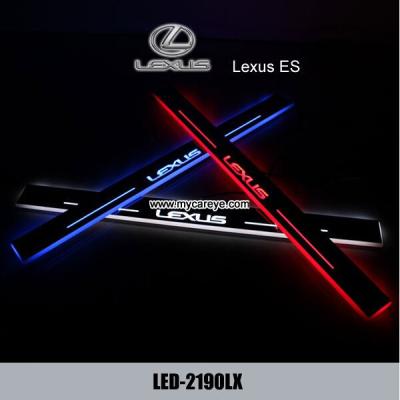 China El travesaño de la puerta de coche del paso lateral de las luces LED de Lexus ES llevó el desgaste auto ligero del pedal en venta