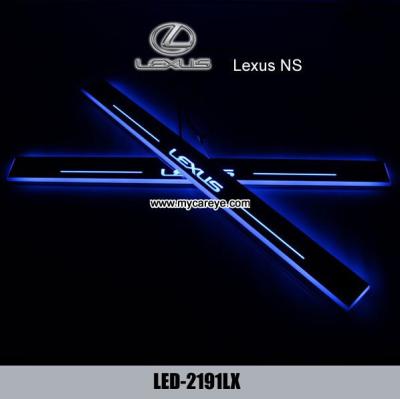 China Placa auto del desgaste del travesaño de la puerta de las luces LED accesorias de la mejora del coche de Lexus NS en venta