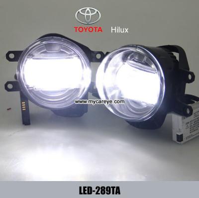 China TOYOTA Hilux car front led fog light cree daytime driving daylight DRL for sale