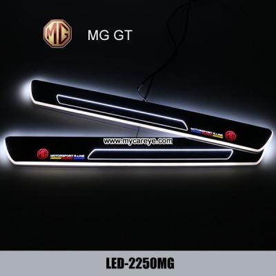 China Luz accesoria LED de la placa del travesaño de la puerta de la placa del desgaste del acero inoxidable del coche de MG GT en venta